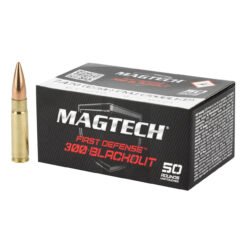 50 Rounds of .300 AAC Blackout Ammo by Magtech First Defense For Sale – 123gr FMJ